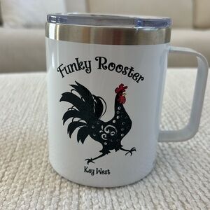 Funky rooster 🐓 key west s mug thermal mug coffee mug ☕️ NWT